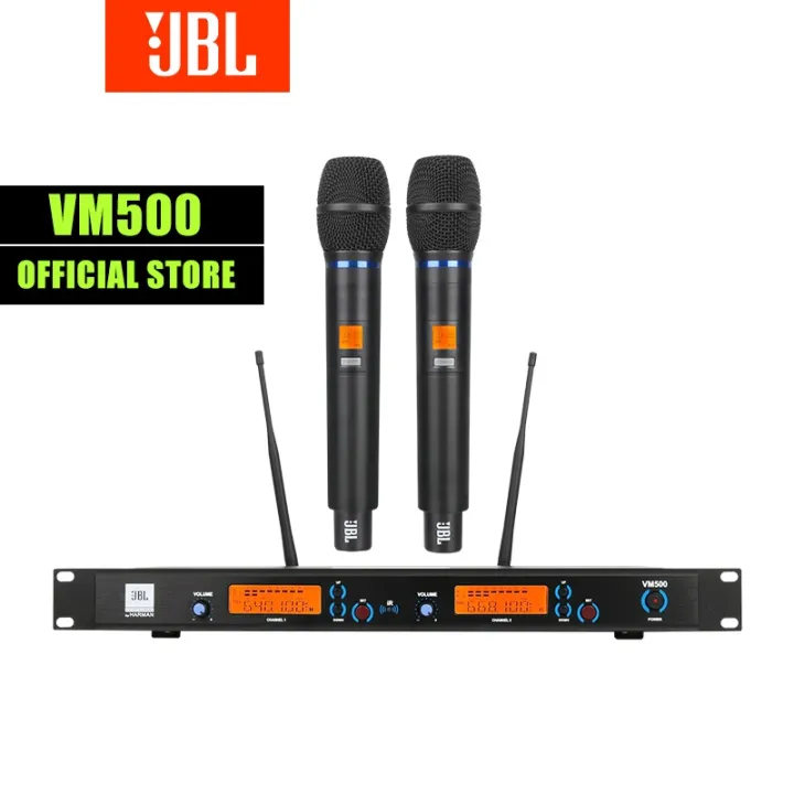 JBL VM500 Adjustable Frequency Volume Wireless Microphone System