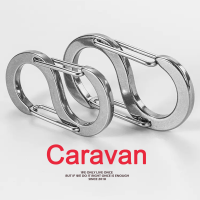 Caravan Crew Carabiner อะลูมินัมอัลลอย S ตะขอแขวน ตะขอคล้องสายสลิง（Not for climbing）