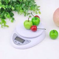 Electronic Kitchen Scale เครื่องชั่งน้ำหนักอาหาร ชนาด 5 และ 10 kg รุ่น SF-400 (สีขาว)