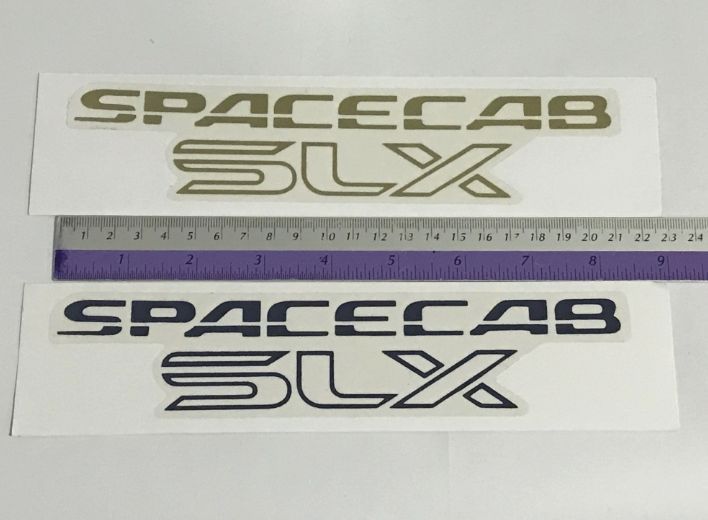 สติ๊กเกอร์แบบดั้งเดิม-ติดฝาท้าย-isuzu-tfr-คำว่า-spacecab-slx-sticker-ติดรถ-แต่งรถ-อีซูซุ-สติกเกอ-สติกเกอร์