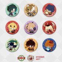 【CC】 Genshin Chibi Badge Xiao Gorou Tartaglia Zhongli Venti Klee Fischl Thoma Xiangling Brooch Gifts