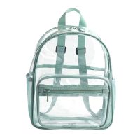 Transparent Backpack Summer Leisure Pvc Backpack Jelly Bag Large Capacity Transparent Student School Bag