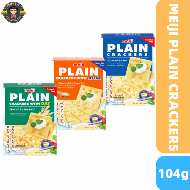 Meiji Plain Cracker 104G Lazada
