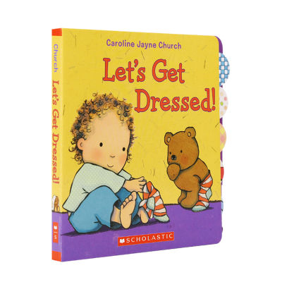 Click to read the original English picture book let s Get Dressed! Dress together, childrens behavior habits, develop picture books, English Enlightenment cognitive cardboard, no point reading pen