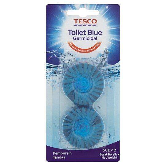 Tesco Toilet Blue Germicidal 2 x 50g Lazada