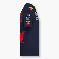 เสื้อโปโลแขนสั้น ลาย F1 Racing Suit Red Bull Team แฟชั่นฤดูร้อน สําหรับผู้ชาย 2022