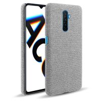 Cloth Cases For Oppo Realme X2 Pro Case Slim Retro Cloth Hard Phone Cover For Realme X2 Pro RMX1931 Cover For Oppo Realme X2 Pro Electrical Connectors