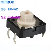 100ชิ้น OMRON B3F-4050แท้เดิมสัมผัสสวิทช์1.27N,ปุ่มคีย์12*12*7.3มิลลิเมตร