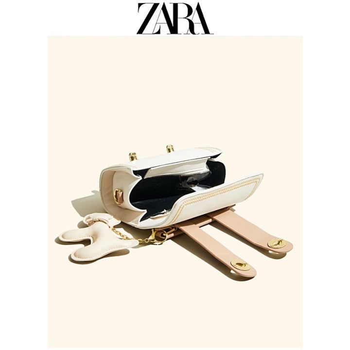 zara-ของแท้ผู้หญิง-high-end-เนื้อนี้ปีกระเป๋ายอดนิยม2023ใหม่กระเป๋าสตรีอินเทรนด์-all-match-กระเป๋าหิ้ว