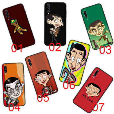 Mr Bean Cartoon อ่อนนุ่ม ซิลิโคน เคสโทรศัพท์ หรับ OPPO  Black ปก