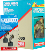 แปรงถ่าน AFOC TOYOYAMA CB-204 สำหรับ MAKITA กบไฟฟ้า ขนาด 7x18x16/18mm. ของแท้ 100% (ชุด:กล่อง)