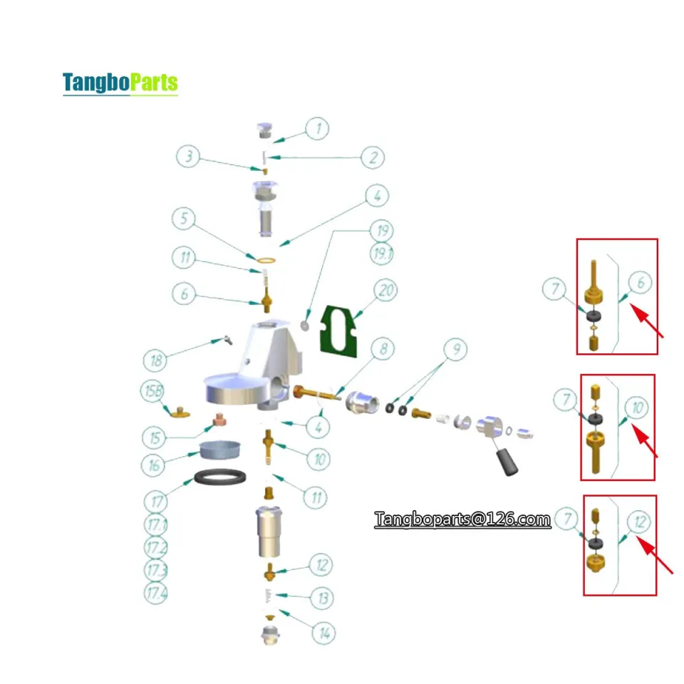 expobar parts diagram