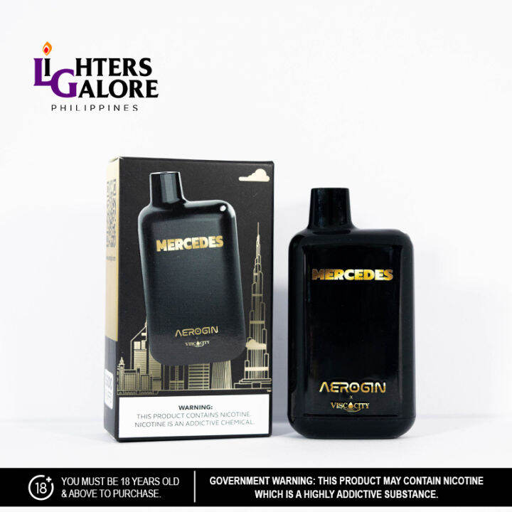 Lighters Galore AEROGIN DISPOSABLE VAPE (MERCEDES) (up to 5000