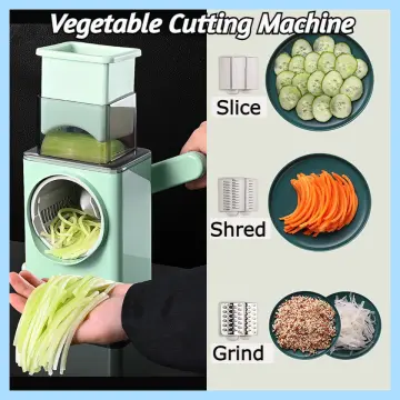 Multifunctional Roller Vegetable Cutter Handheld Spiral Slicer