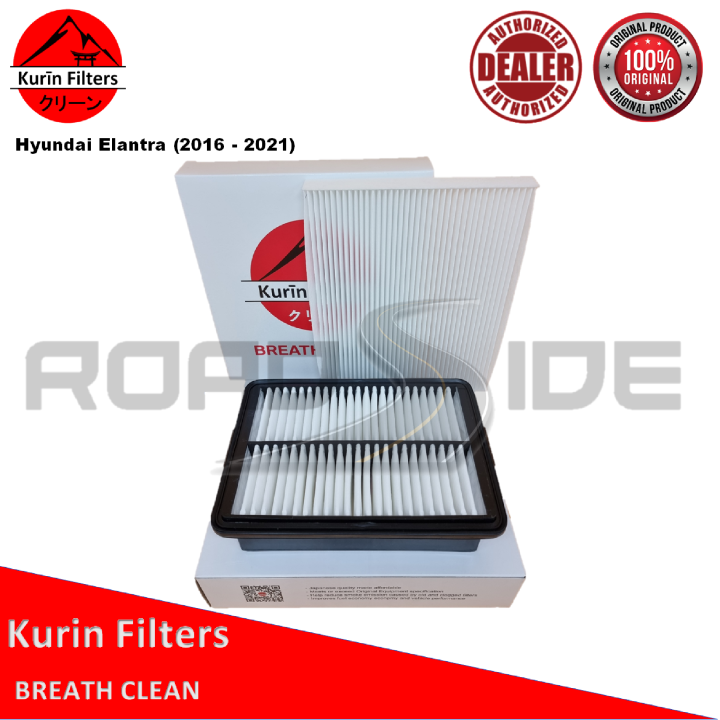KURIN Combo Filters (Air & Cabin) for Hyundai Elantra (2016 2021