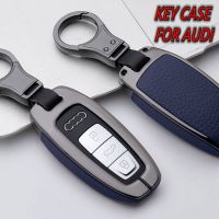 Car Key Cover Key Case Holder For Audi A4 A5 S4 S5 B9 8W Q7 4M Q5 TT TTS RS A4L A6L Q5 A8 A5A7 S5S7 Q8 C8 D5 C6 A7 R8 A1 A3