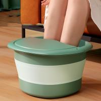 【CW】 Foot Tub Basin Large Capacity Feet Spa Massage Washing Outdoor