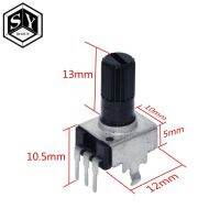 10PCS Rv09 Vertical 12.5mm Shaft 1k 2k 5k 10k 20k 50k 100k 0932 Adjustable Resistor 9 Type 3pin Seal Potentiometer