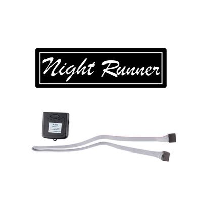 Windshield Night Runner Car LED Light Window Stickers for JDM Glow Panel Decoration Accessories