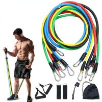 1 Set of Resistance Band Set Bodybuilding Home Fitness Equipment Professional Weight Training Fitness Elastic Rubber Band Exercise Bands