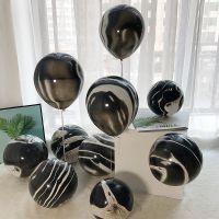 【DT】hot！ 10/20pcs  colorful Agate Marble Balloons Birthday Wedding Decoration Wall Baby Shower Supplies