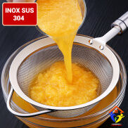 Vợt lưới inox 304 , Ray lọc thực thẩm inox không gỉ 304 Lọc Cháo