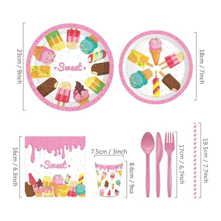 summer-ice-cream-lolly-birthday-party-paper-disposable-tableware-sets-plates-tablecovers-cups-hawaii-baby-shower-party-decors