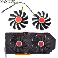 【▼Hot Sales▼】 daoxia พัดลมการ์ดเย็นการ์ดจอ Gpu Cf1010u12s Rx590 Xfx Rx 590/580ระบายความร้อนการ์ดวิดิโอ Vga ขนาด95มม. Fdc10u12s9-c 2ชิ้น/เซ็ต