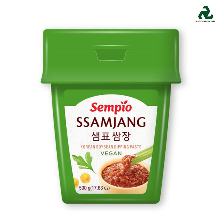 ซีซัน-ซอยบีน-เพสท์-น้ำจิ้ม-ตรา-เซมเพียว-seasoned-soybean-paste-sempio-brand-500g