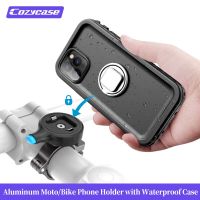 Cozycase Motorcycle Bike Bicycle Phone Holder Mount With Waterproof Case For iPhone 14 13 12 11 Pro Max XR 8 Plus 7 SE2020