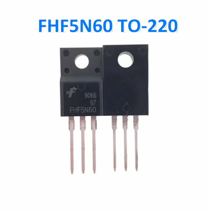 5pcs FHF5N60 5N60 TO-220 5A/600V N-channel MOSFET transistor new