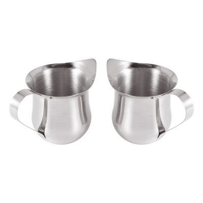 6Pack 3Oz Stainless Steel Bell Creamer Espresso Shot Frothing Pitcher Cup Latte Art Espresso Measure Cup