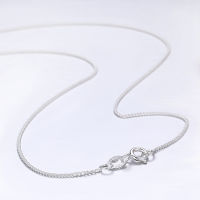 35-80cm 1mm Thin Pure 925 Sterling Silver Side Curb Chain Choker Necklaces For Women Girl Jewelry kolye collare collier ketting