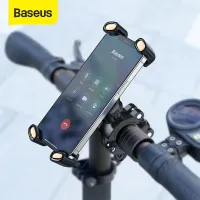 Baseus Motorcycle Bicycle Phone Holder Quad Lock Bike Stand Mount Handlebar Bracket Mount Phone Holder For 4.7-6.7inches Phone