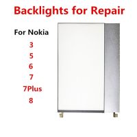 7Plus Lampu Belakang สำหรับ Nokia 7 Plus 8 6 5 3 Backlights แทนที่ไฟตู้แสดงแอลซีดีซ่อมแซมจอฟิล์มไลท์ไกด์กระดาษแข็ง