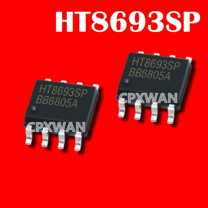 10Pcs HT8693 SOP8 HT8693SP SOP8 SMD Audio Mono Amplifier Chip IC Baru