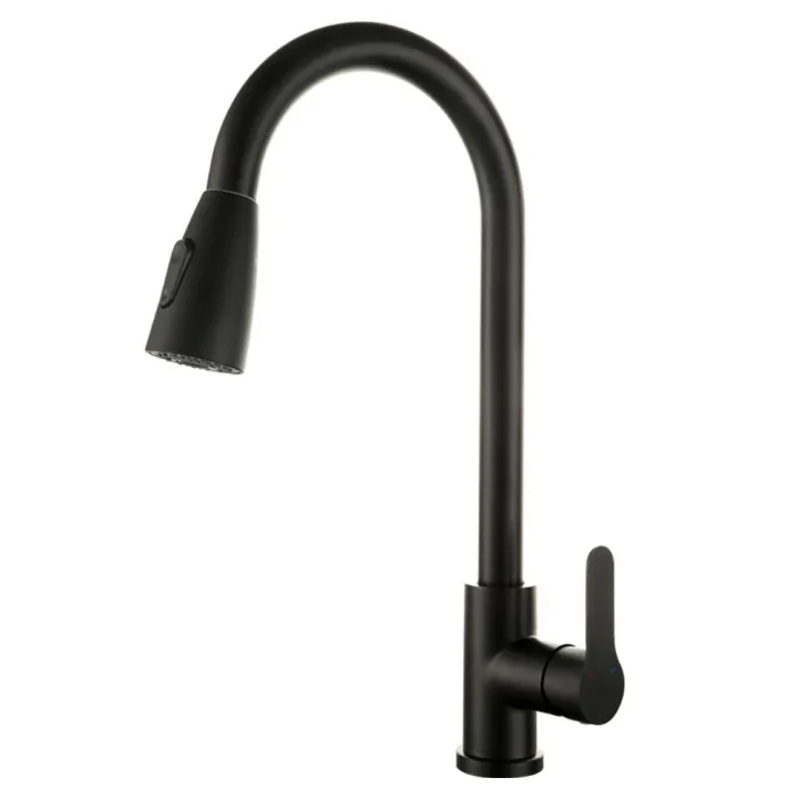 360°Swivel Faucet Kitchen Basin Tap Stainless Steel Mixing Taps Pull