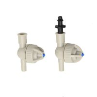 Anti drip misting valve Inner hole 6mm to 6mm Outer hole irrigation water valve for Greenhouse hanging sprinkler 100pcs