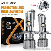 ♞ Lâmpada de farol para carro e motocicleta lente do projetor Matriz hiperbolóide Retrofit Hi/Low Beam 160W 80000LM H4