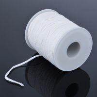 1 Spool Of Unwaxed Cotton เทียนธรรมชาติ Wicks Candle Wax Core 61M X 1Mm สำหรับการทำเทียนหัตถกรรม DIY Candle Wicks Supplies