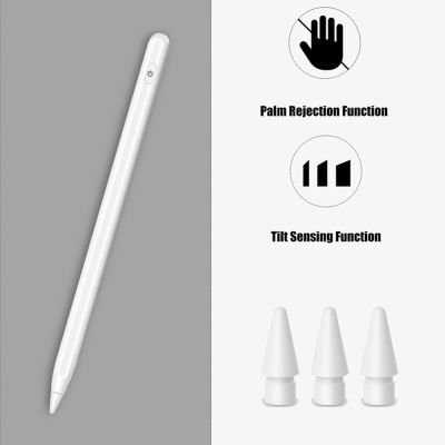 iPad Pencil With Palm Rejection For iPad Air 4 10.9 Stylus Pen for Apple Pencil 1 2 Pro 11 12.9 Mini 6 5 10.2 7th8th9th 애플펜슬