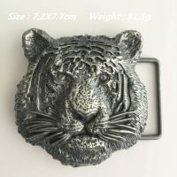 Super Cool Style Mens Boys Tiger Head Carved Metal Belt Buckle Suitable for 4cm Wideth Belt Belts