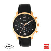 [ของแท้ รับประกันโดยเซ็นทรัลกรุ้ป]นาฬิกา Fossil FS5381 รุ่น NEUTRA CHRONO ขนาดหน้าปัด 44MM สายLEATHER สีBLACK ระดับกันน้ำ 5 ATM[รับประกัน 2 ปี*]