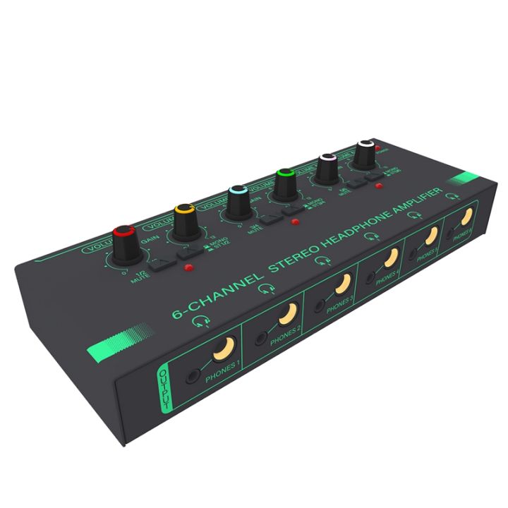 6-channels-stereo-headphone-amplifier-audio-interface-low-noise-sound-mixer-recording-studio-monitor-for-guitar-bass