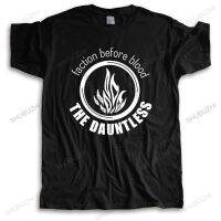 ใหม่ เสื้อยืดลําลอง แขนสั้น พิมพ์ลาย Dauntless Divergent สไตล์วินเทจ สําหรับผู้ชายS-5XL แนวโน้มDIY เสื้อยืด  F1GH