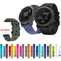 26 20 22 MM Watchband For Garmin Fenix 6 6X Pro 5 5S 5X Plus 3HR Fenix7 7X Silicone Quick Release Watch Easyfit Wrist Band Strap Drills Drivers