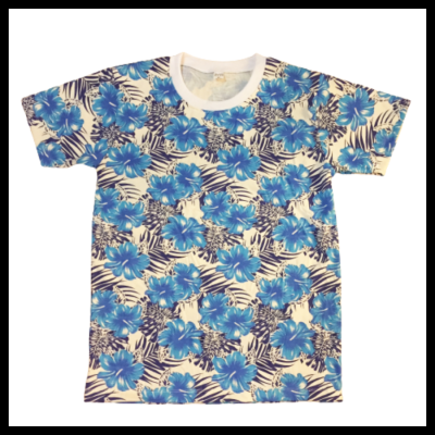 เสื้อลายดอก เสื้อยืดลายดอก เสื้อสงกรานต์  Flower Print T-Shirt