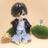 Ob 11 ชุดเสื้อคลุมอาบน้ําชุดกิโมโน 12 Points Bjd Gsc Clay Obitsu11