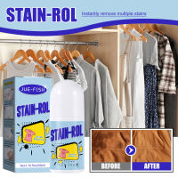 JUE FISH portable water-free laundry clothes rollerball degreasing white clothes stain remover coffee stain makeup stain