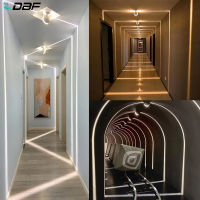 [DBF]LED โคมไฟติดผนัง IP67กันน้ำในร่มกลางแจ้ง LED ผนังเชิงเทียนซับทางเดินห้องนอนตกแต่งแสงหน้าต่างโคมไฟติดผนัง K